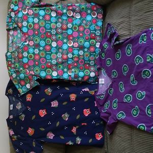Scrub Top Lot of 3 size M